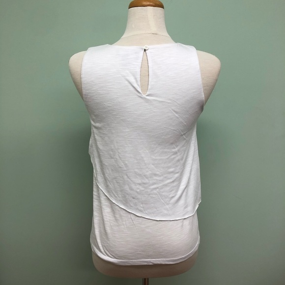 Lord & Taylor | Women’s Layered Tank Top | White | Size SP - Picture 3 of 3
